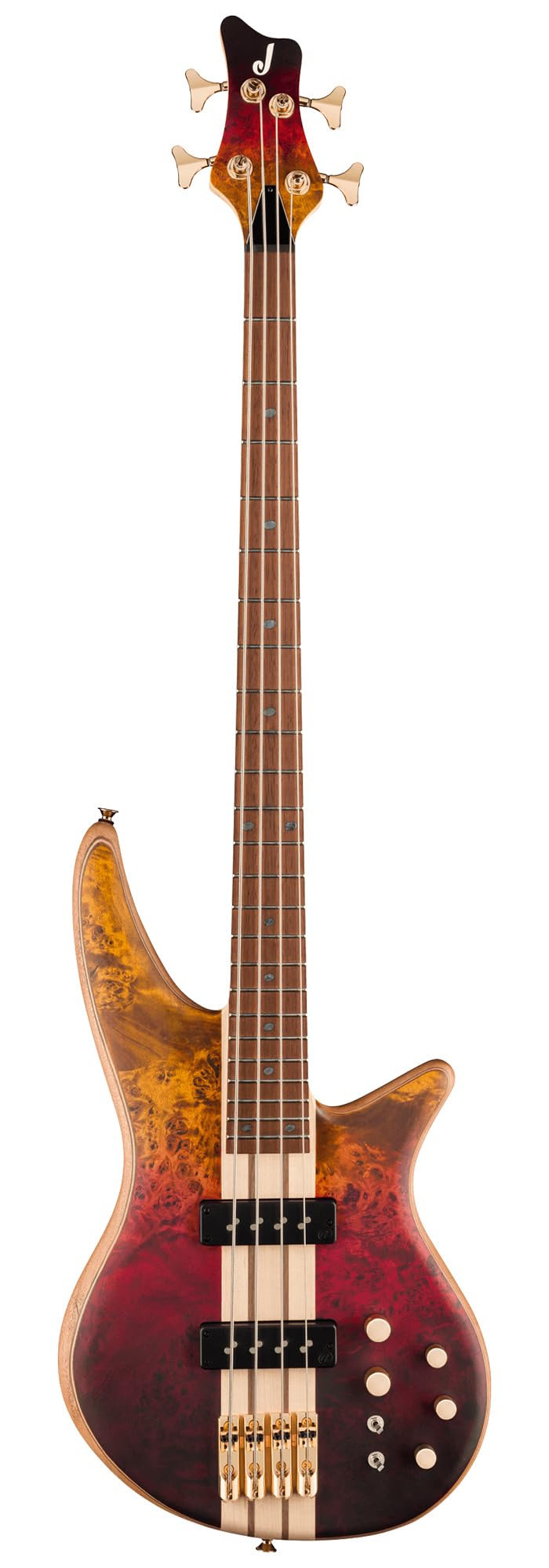 Jackson Pro Series Spectra Bass SBP IV Bass Guitar - Firestorm Fade w/ Instrument Cable