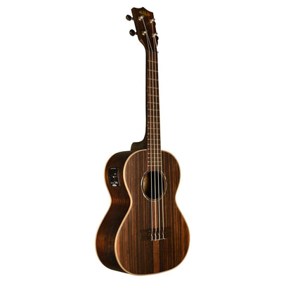 Kala KA-EBY-TE Striped Ebony Tenor Acoustic-Electric Ukulele w/ Gig Bag