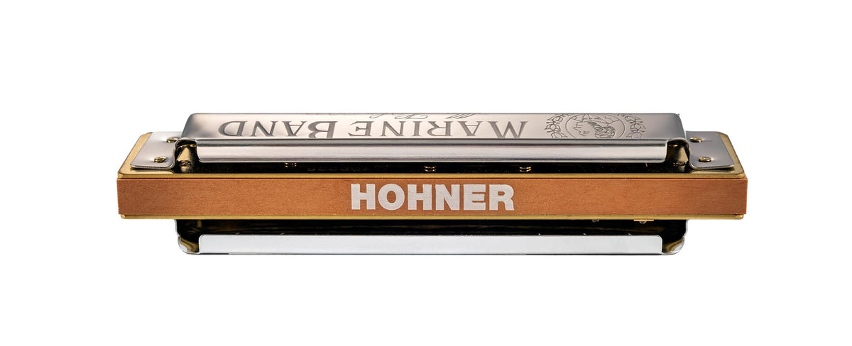 Hohner Marine Band 1896 Harmonica - Key of E w/ Instructional Manual