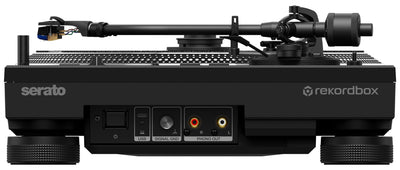 Pioneer DJ PLX-CRSS12 Professional Direct Drive Turntable with DVS Control - Black w/ Headphones