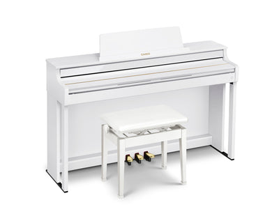 Casio AP-550 Celviano 88-Key Digital Piano - White w/ Headphones