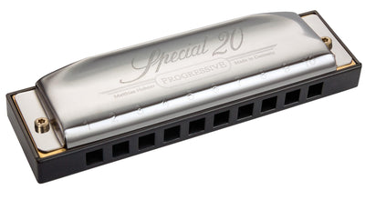 Hohner Special 20 Harmonica - Key of G w/ Zip Pouch