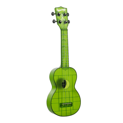 Kala KA-WMT-GN-S Soprano Waterman Sea Glass Ukulele - Jade Green