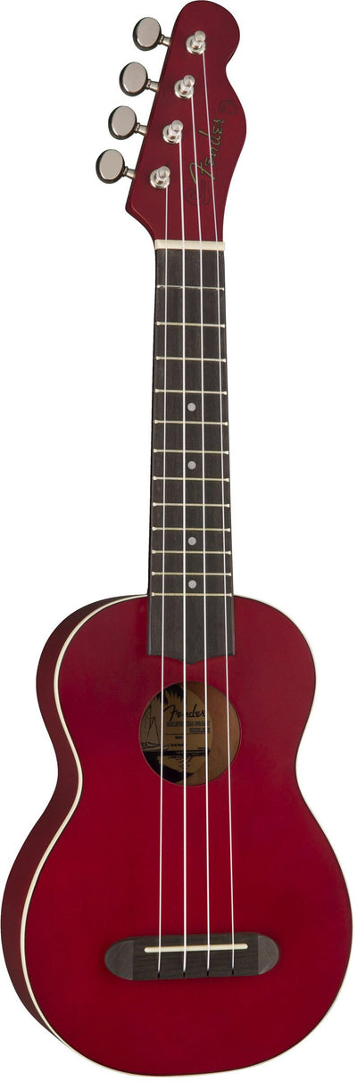 Fender Venice Soprano Ukulele - Cherry w/ Gig Bag
