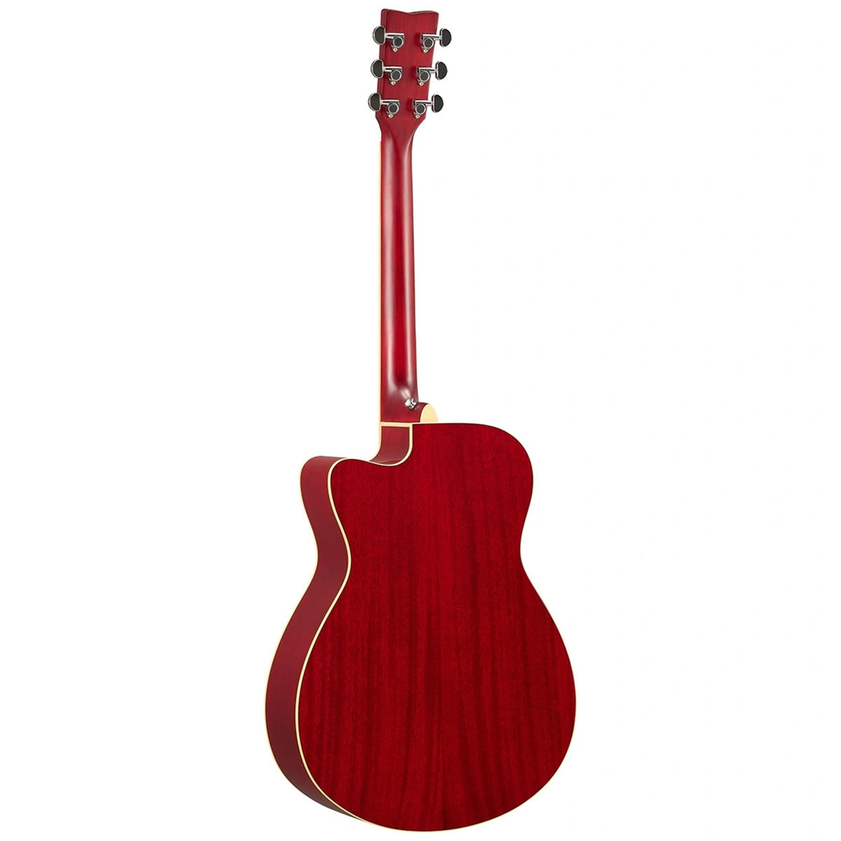 Yamaha FSC-TA TransAcoustic Concert Cutaway Acoustic-Electric Guitar - Ruby Red