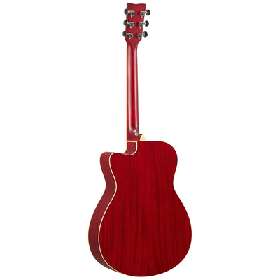 Yamaha FSC-TA TransAcoustic Concert Cutaway Acoustic-Electric Guitar - Ruby Red