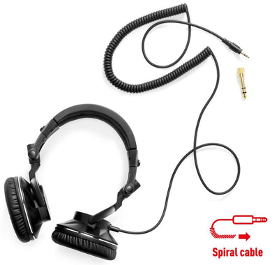 Hercules HDP DJ60 Closed-Back DJ Headphones w/ Case
