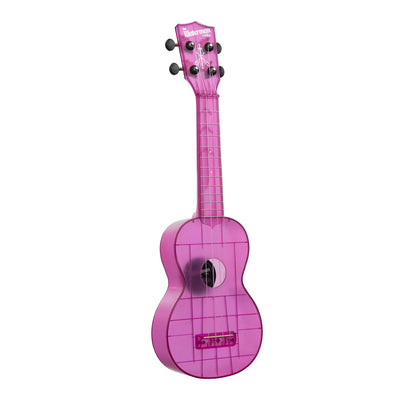 Kala KA-WMT-PL-S Soprano Waterman Sea Glass Ukulele - Amethyst Purple