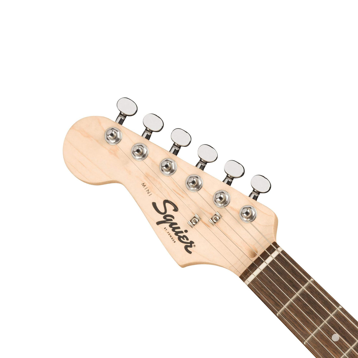 Fender Squier 3/4-Size Kids Mini Strat Electric Guitar, Left Handed - Black w/ Amplifier