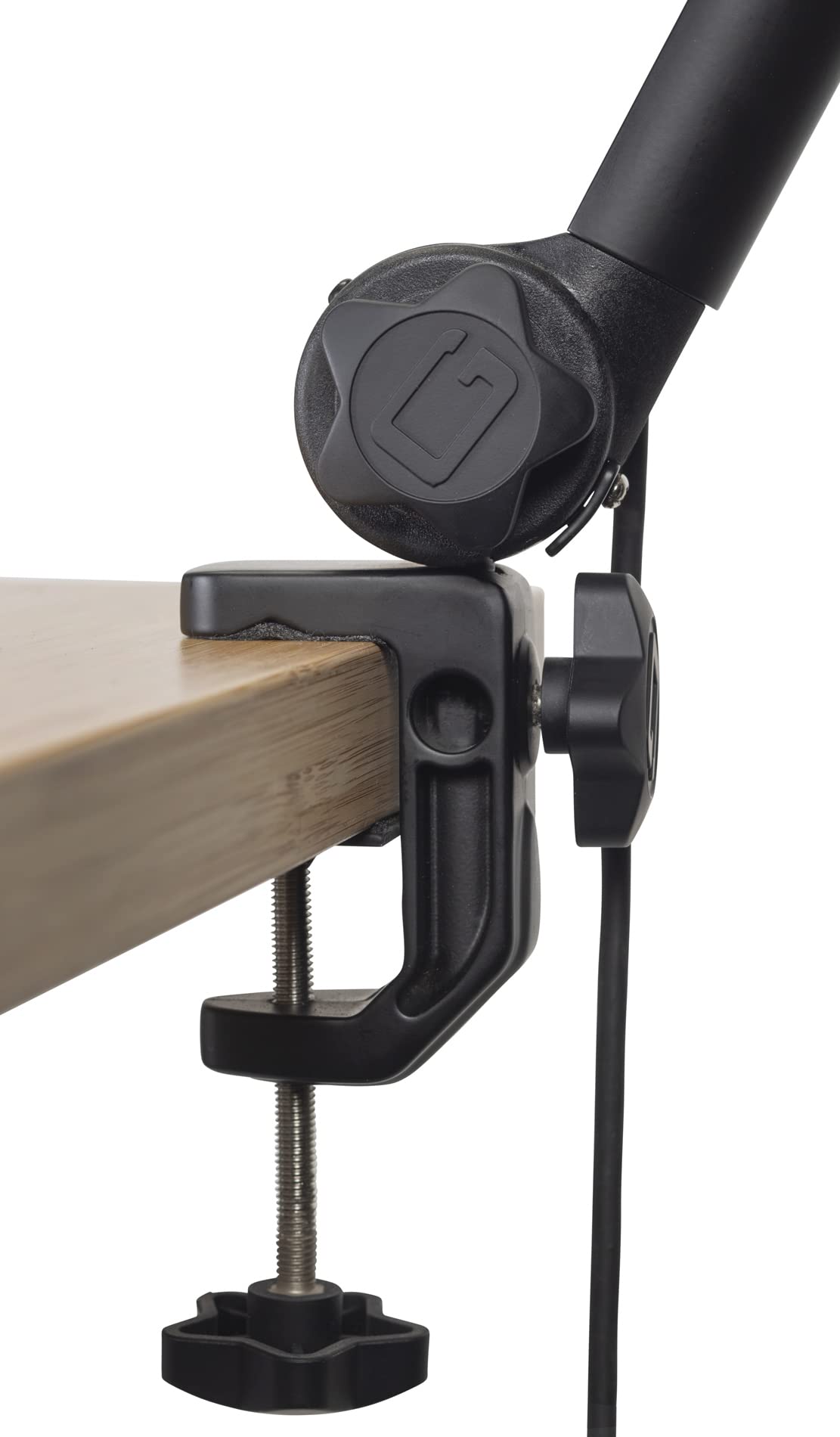 Gator Deluxe Frameworks Desktop Mic Boom Stand w/ XLR Cable