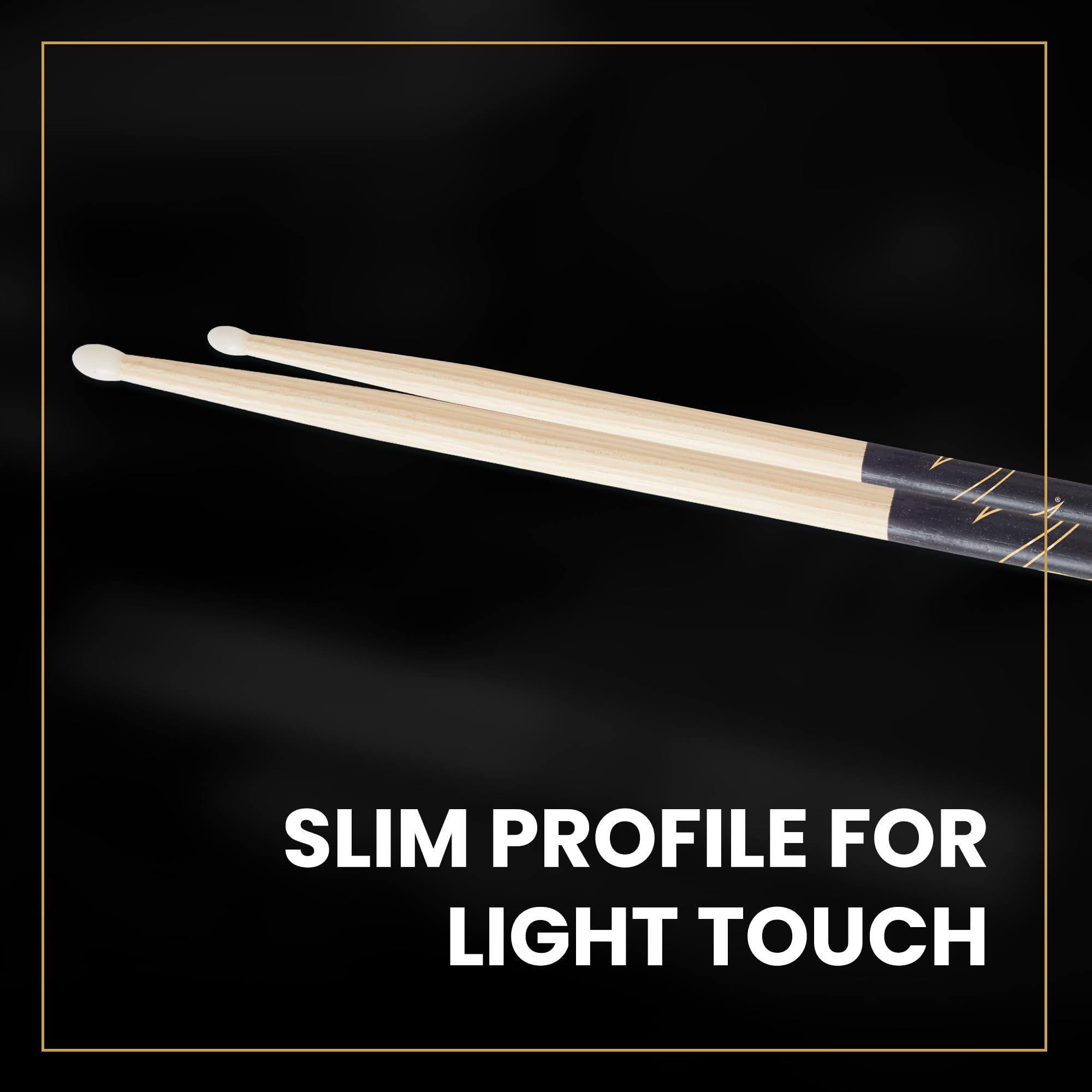 Zildjian 7A DIP Nylon Tip Drumsticks
