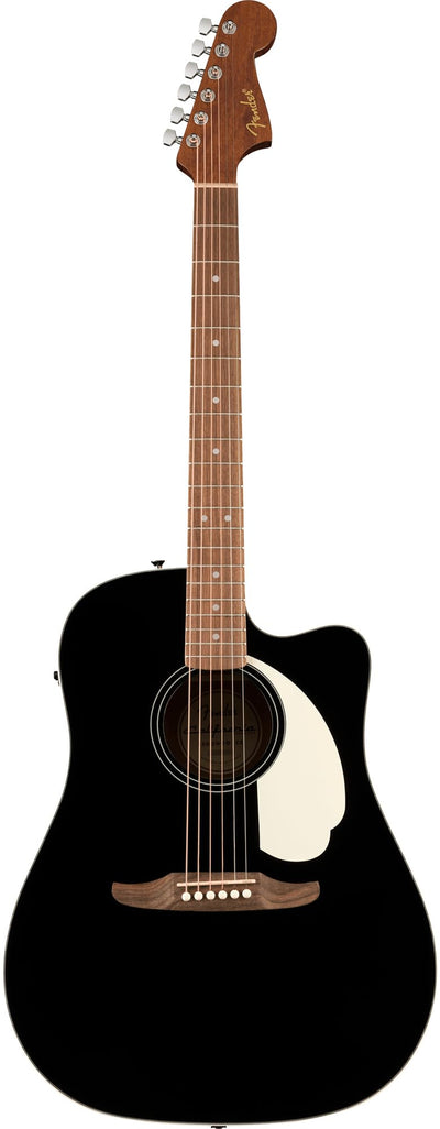 Fender California Standard Redondo CE Dreadnought Acoustic-Electric Guitar - Black w/ Case