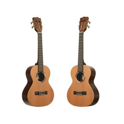Kala KA-ASCP-T Solid Cedar Top Pau Ferro Tenor Ukulele w/ Hard Case