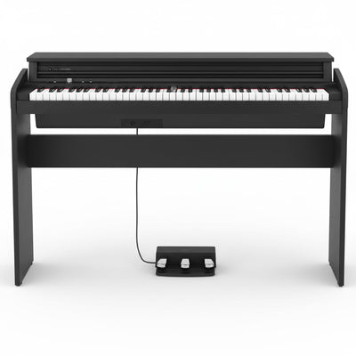 Korg LP-180 Contemporary Home Digital Piano - Black w/ Furniture Bench