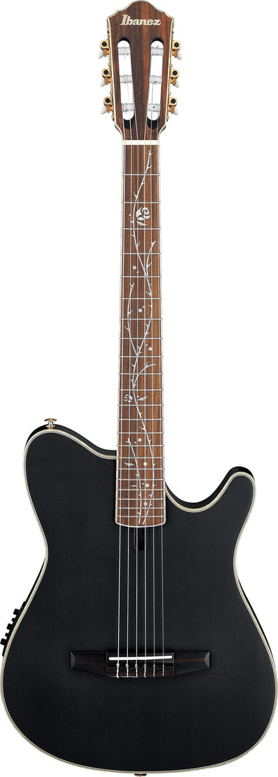 Ibanez TOD10N Tim Henson Nylon Acoustic-Electric Guitar - Transparent Black Flat w/ Case