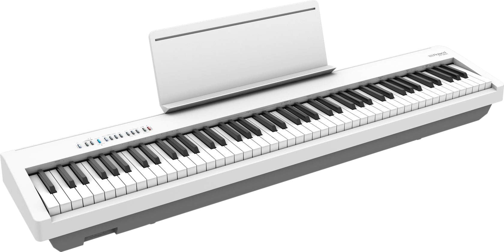 Roland FP-30X 88-Key Digital Piano - White w/ Adjustable Stand