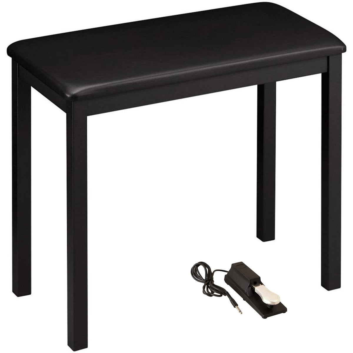 Casio CB7 Piano Bench - Black w/ Sustain Pedal