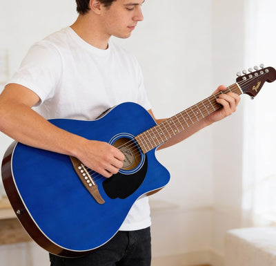 Fender California Redondo CE Dreadnought Acoustic-Electric Guitar - Saphire Blue