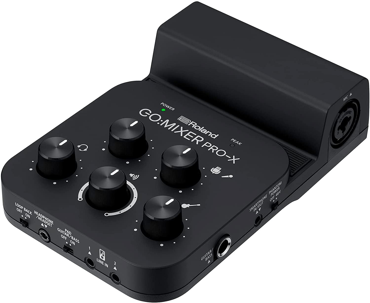 Roland GO:MIXER PRO-X Audio Mixer for Smartphones w/ Instrument Cable