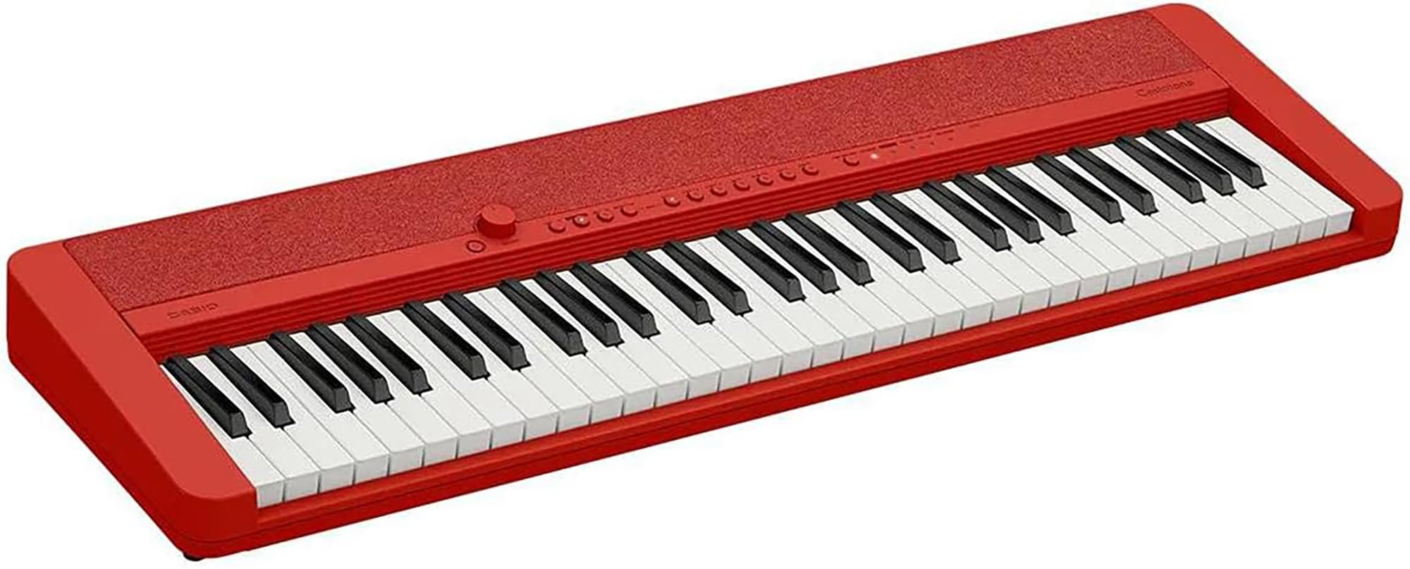 Casio CT-S1 Casiotone 61-Key Keyboard - Red w/ Headphones