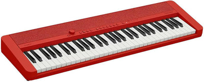 Casio CT-S1 Casiotone 61-Key Keyboard - Red w/ Headphones
