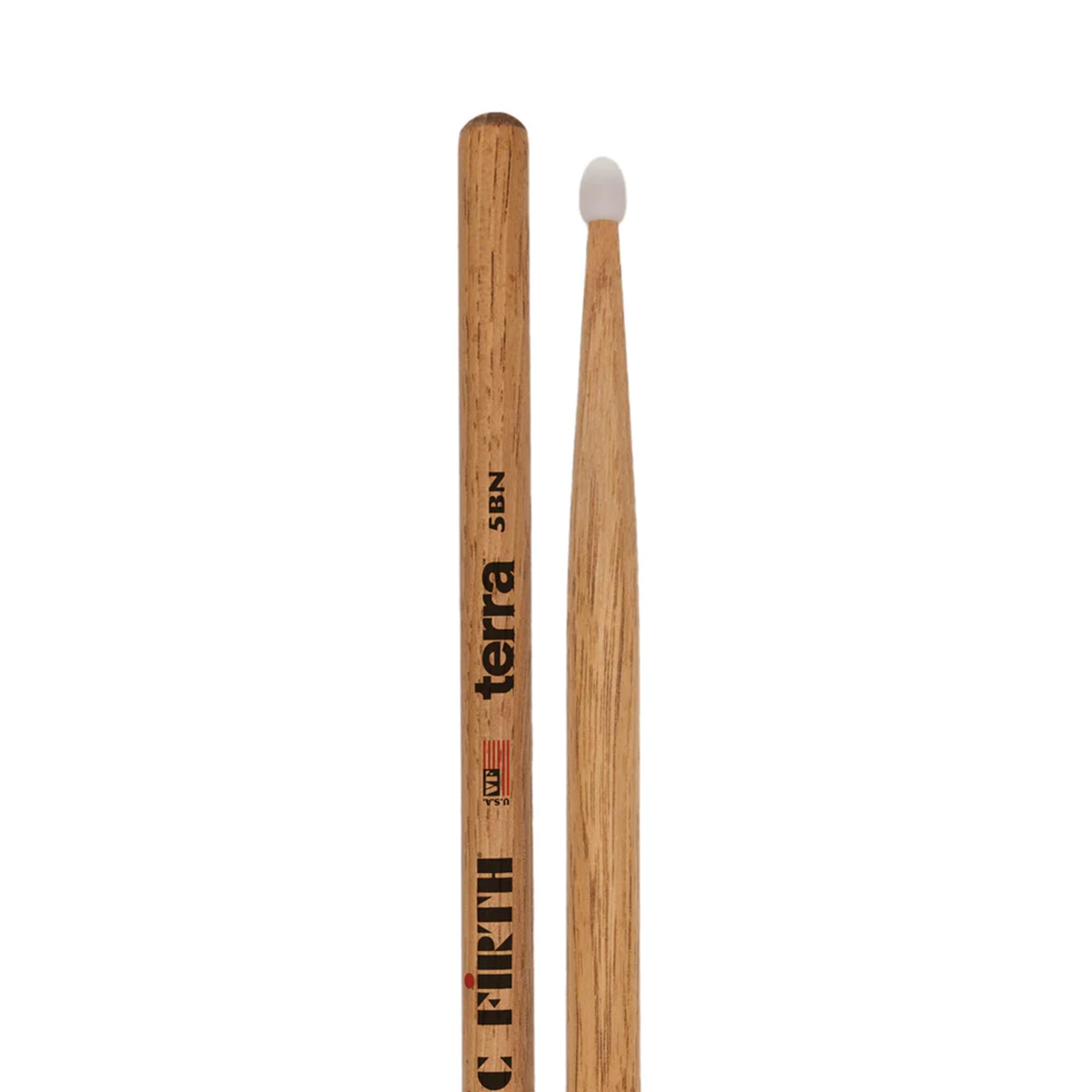 Vic Firth American Classic 5B Terra Nylon Tip Drumsticks - 12 Pack