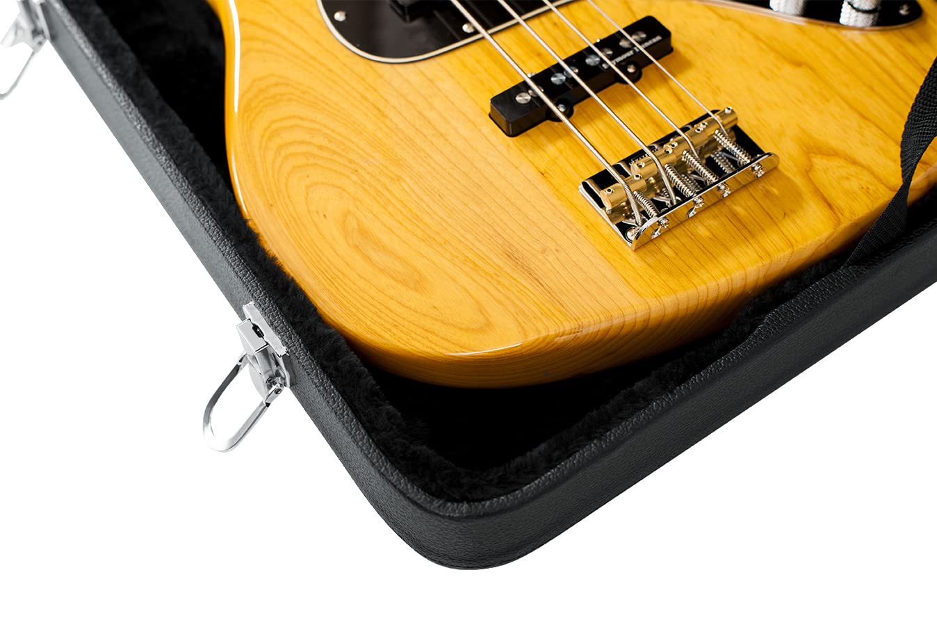 Gator GWE-BASS Wood Case for Bass Guitars w/ Instrument Cable