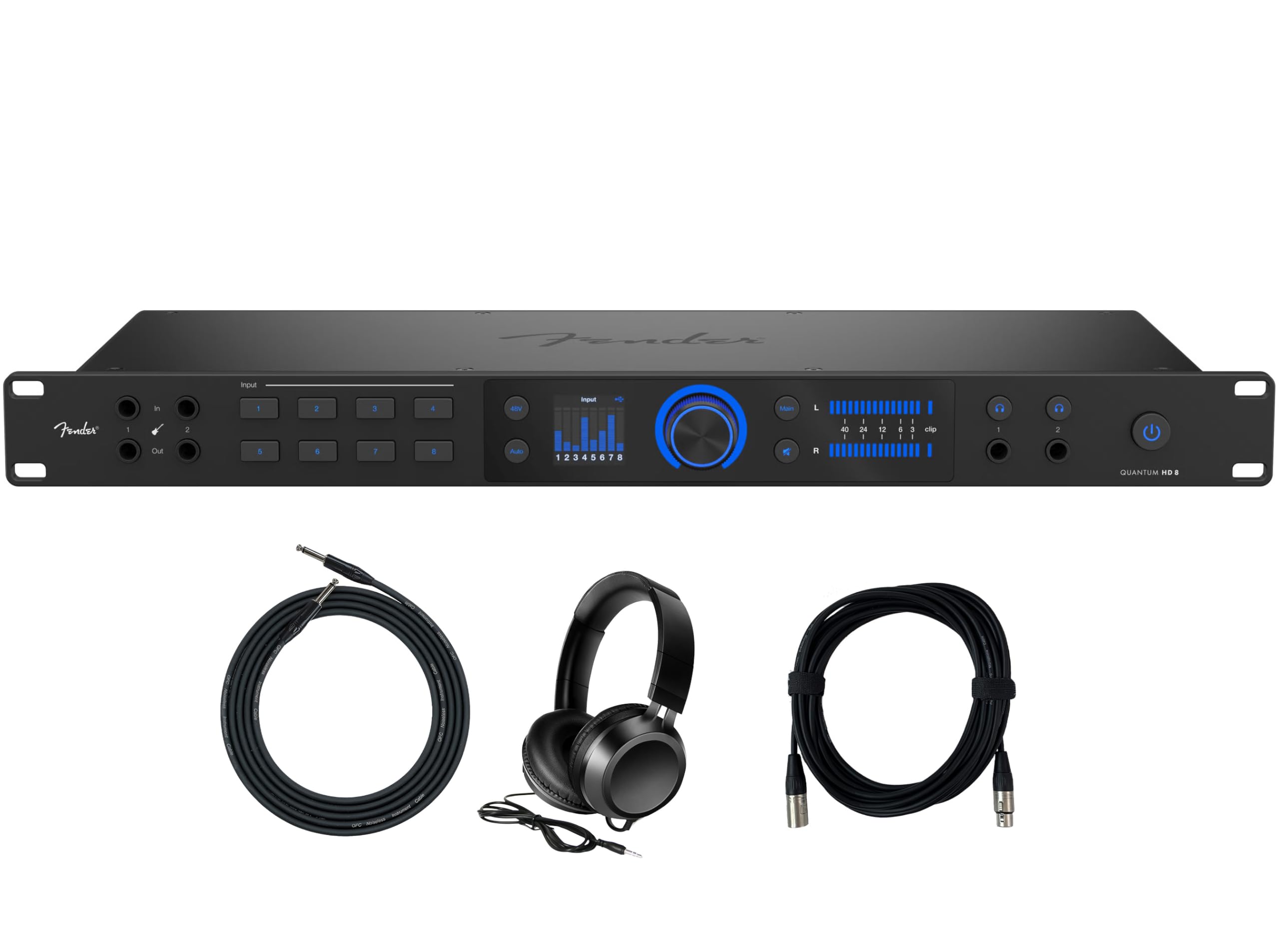 Fender Quantum HD 8 USB-C Audio Interface w/ Headphones