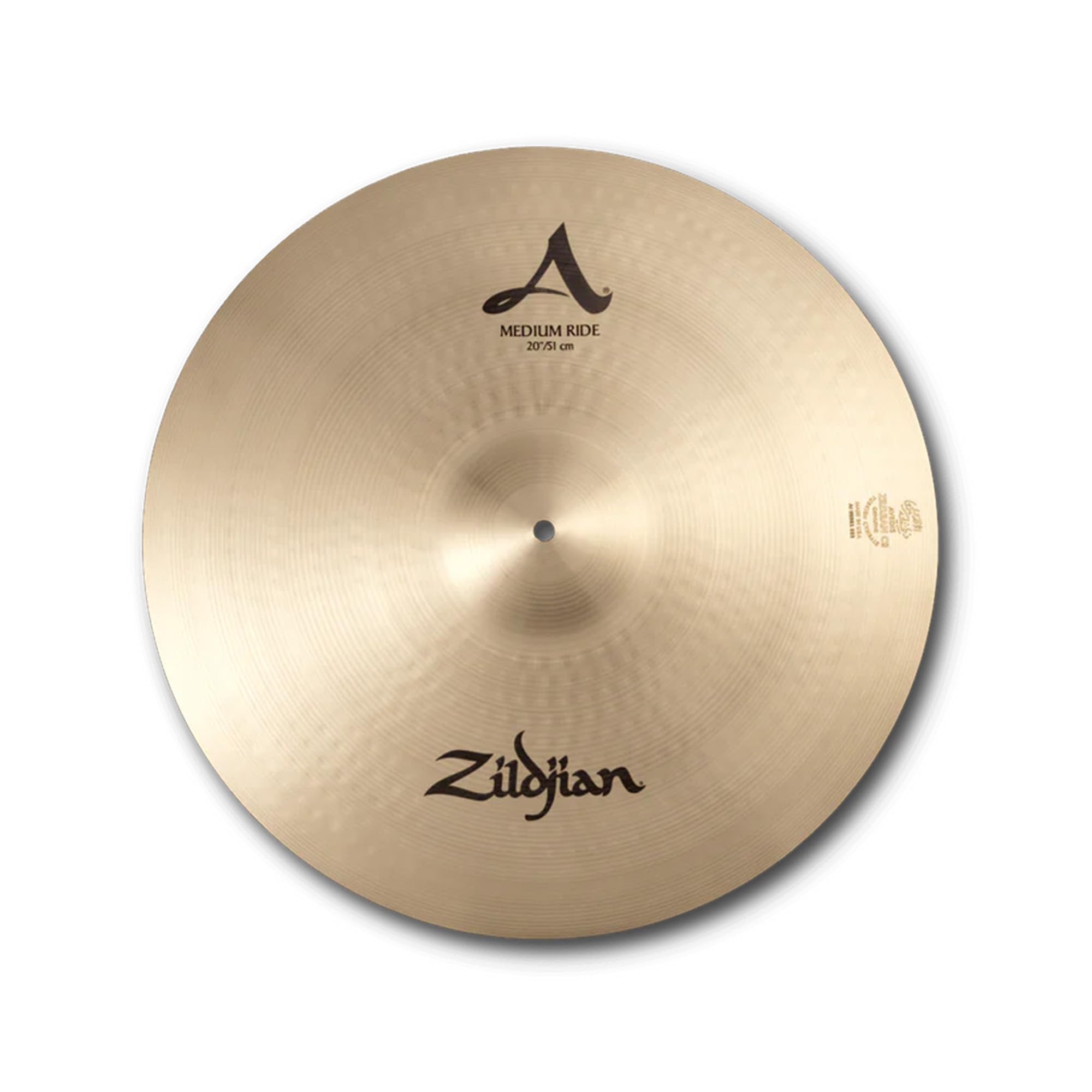 Zildjian A0034 20" A Medium Ride Cymbal w/ Drumstick Bag