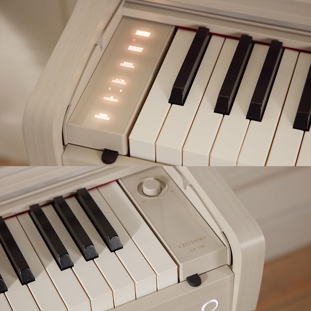 Casio AP-750 Celviano 88-Key Digital Piano - Gray Beige w/ Cover