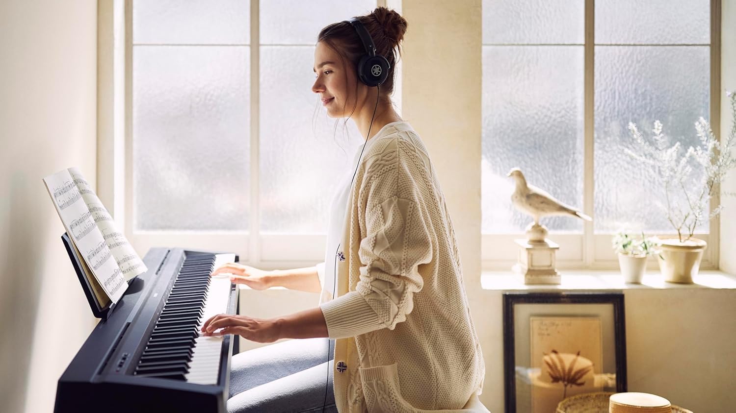 Yamaha P-45 Digital Piano - Black