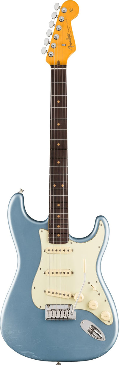 Fender American Ultra Luxe Vintage '60s Stratocaster - Ice Blue Metallic w/ Guitar Cleaning Kit