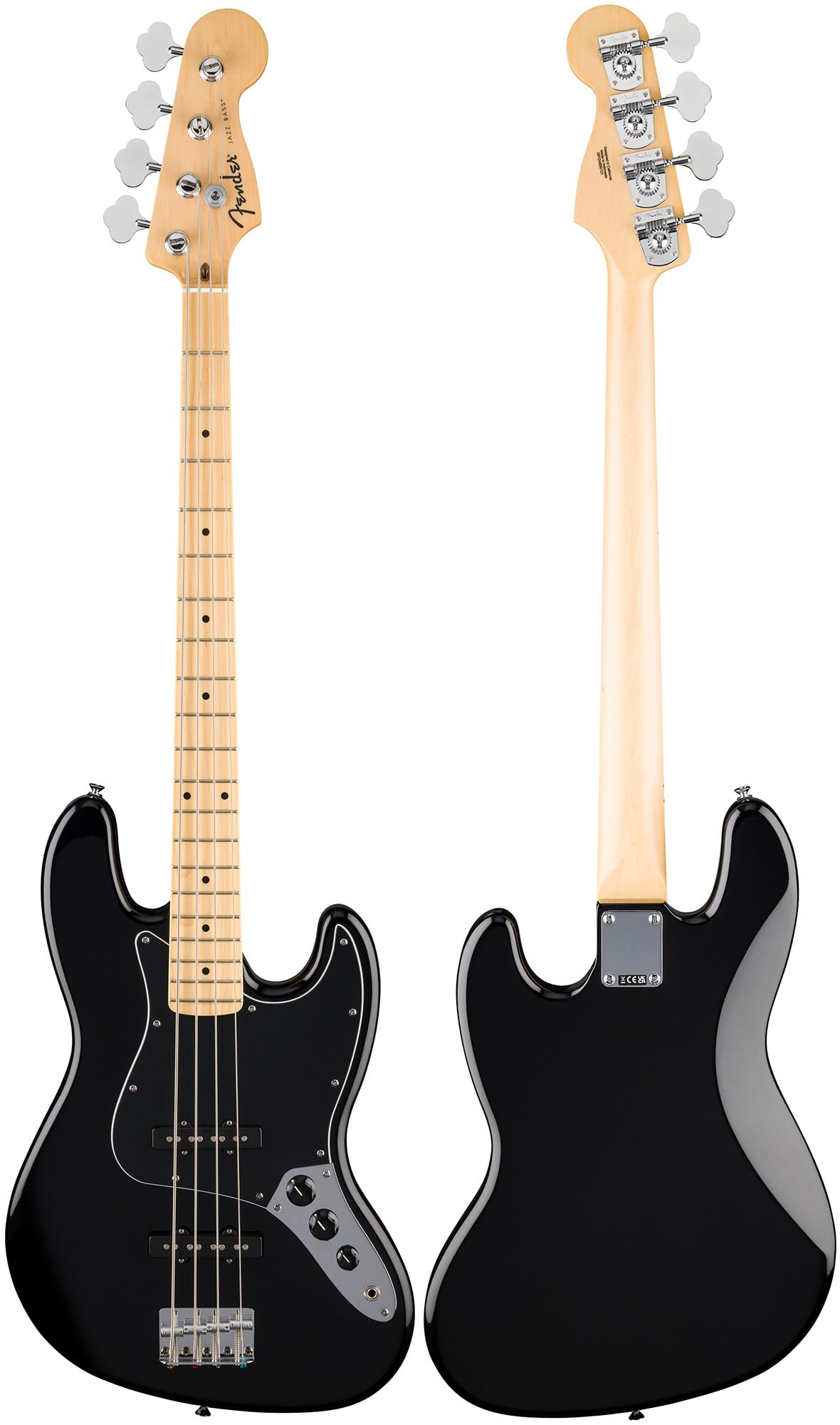 Fender Standard Jazz Bass - Black w/ Guitar Cleaning Kit