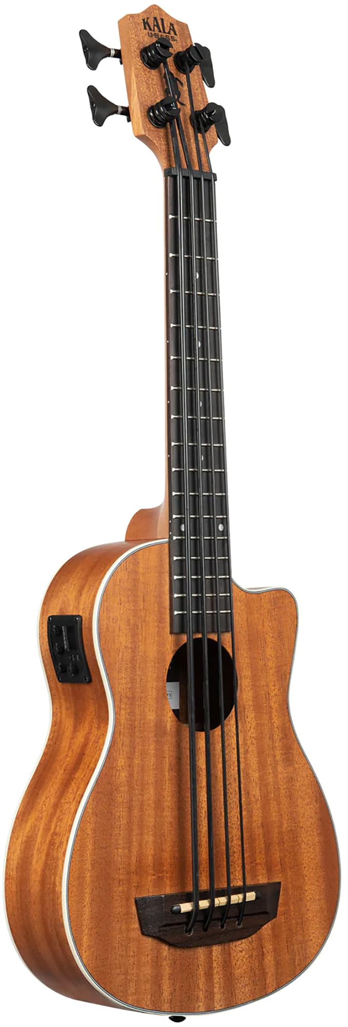 Kala UBASS-SCOUT-FS Scout Acoustic-Electric U-Bass Ukulele Bass w/ Case