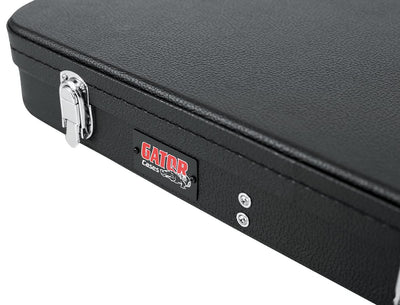 Gator GWE-ELEC Hardshell Wood Case for Electric Guitar w/ Instrument Cable