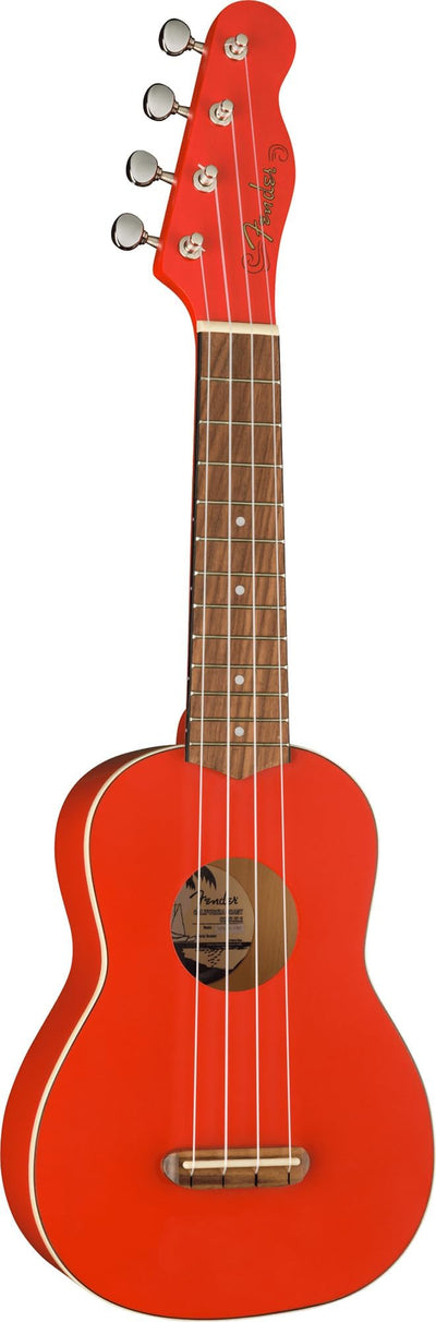 Fender Venice Soprano Ukulele - Fiesta Red