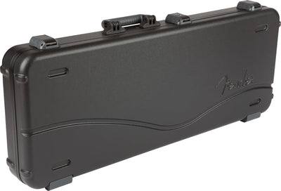 Fender Deluxe Molded Stratocaster-Telecaster Case - Black w/ Strap