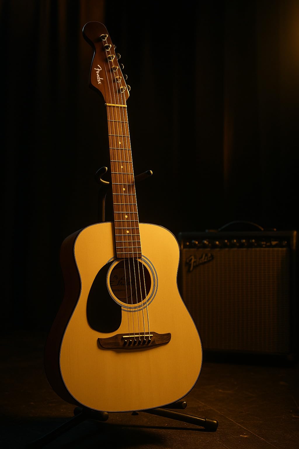 Fender California Standard Redondo Left-Handed Acoustic Guitar - Natural