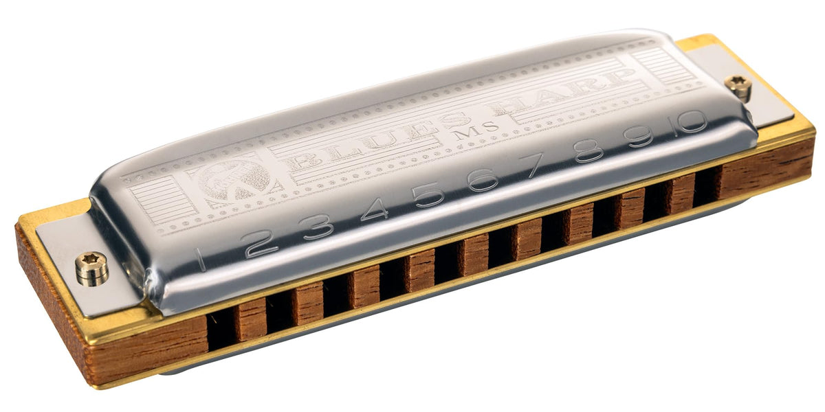 Hohner 532 Blues Harp MS Harmonica - Key of C w/ Key Stickers
