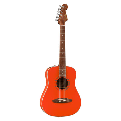 Fender FA-15 3/4-Scale Kids Steel String Acoustic Guitar - Red w/ Gig Bag