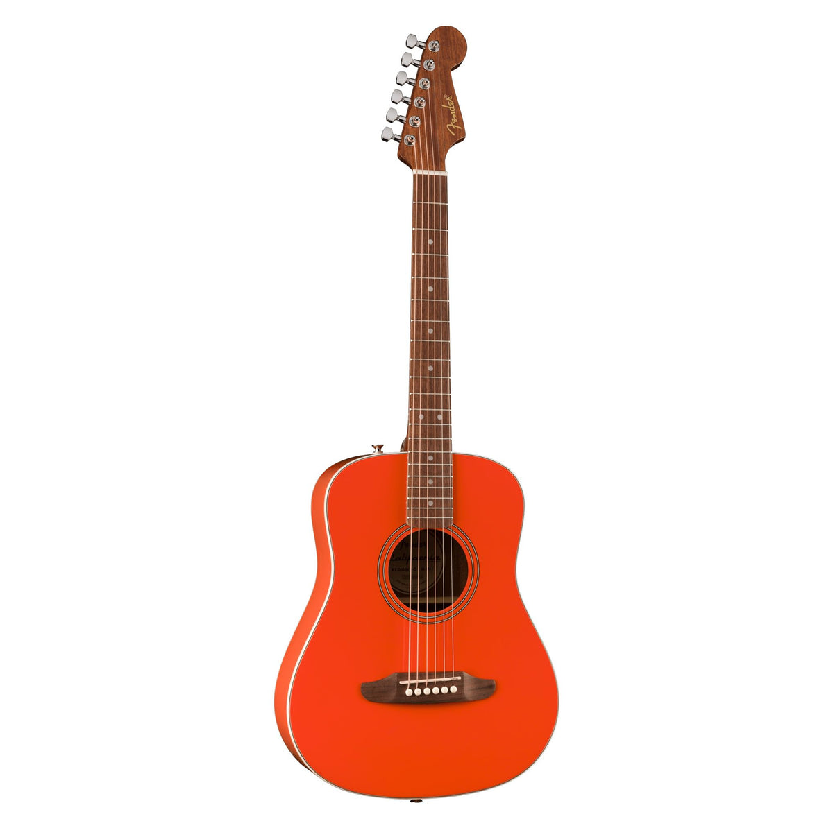 Fender California Standard Redondo Mini 3/4-Size Kids Acoustic Guitar - Red w/ Gig Bag