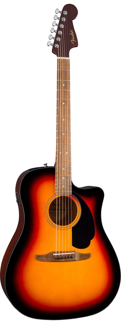 Fender California Standard Redondo CE Dreadnought Acoustic-Electric Guitar - 3-Color Sunburst w/ Hard Case
