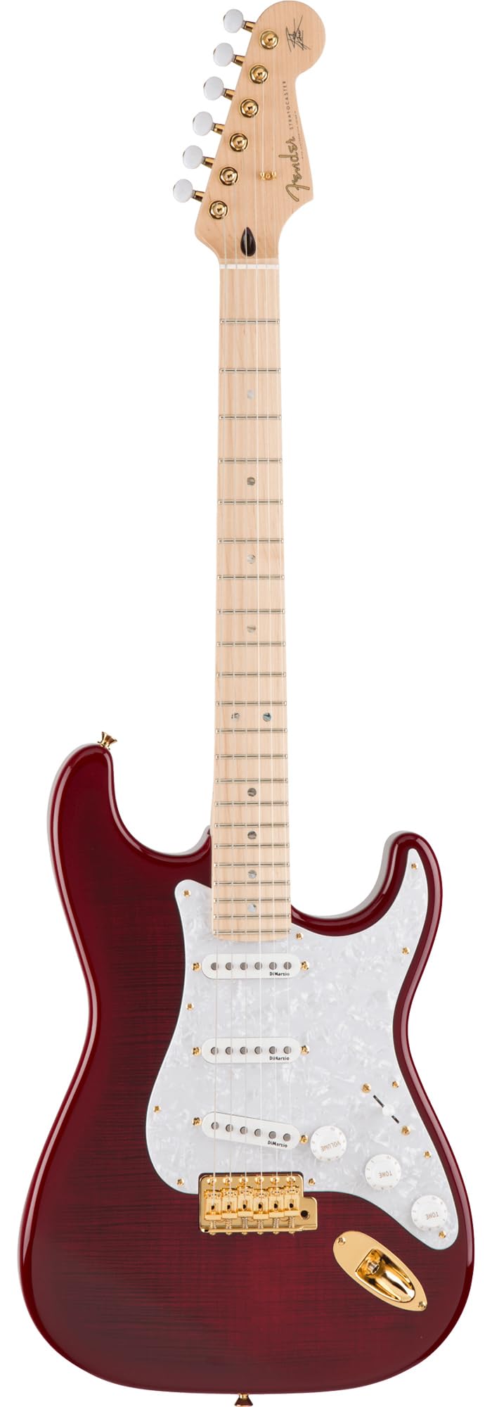 Fender Richie Kotzen Stratocaster - Transparent Red Burst w/ Gig Bag