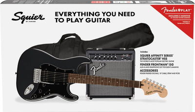 Fender Squier Affinity Stratocaster HSS - Charcoal Frost Metallic