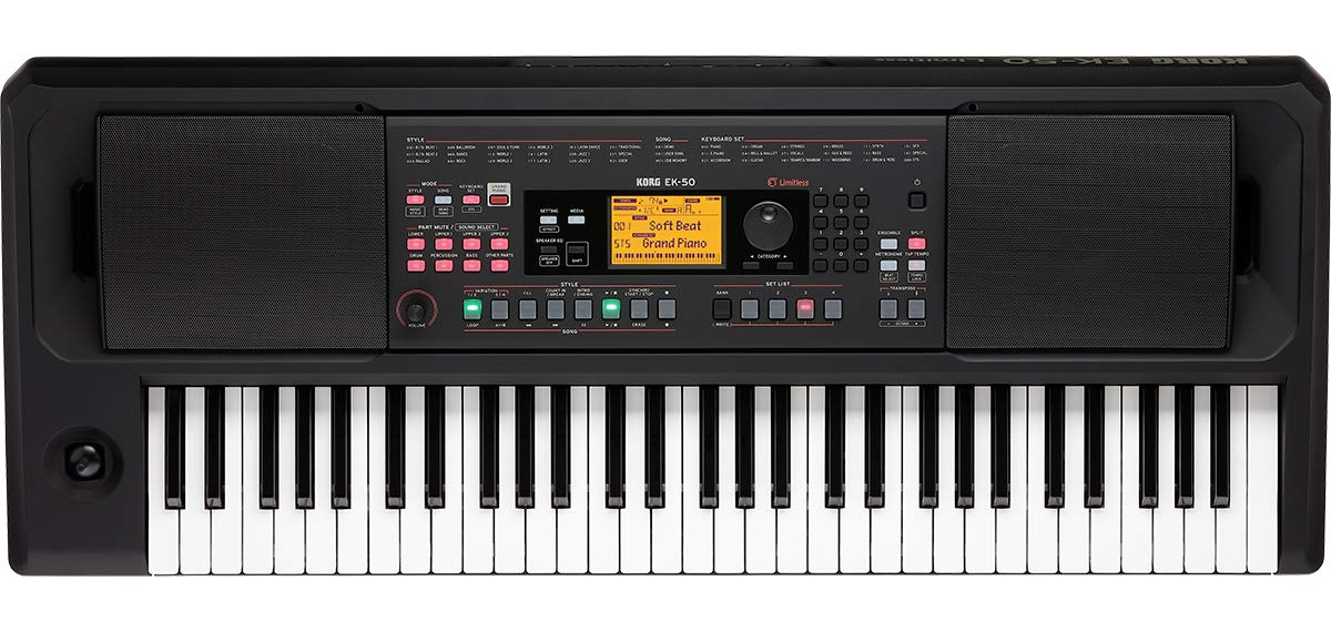 Korg EK-50L Limitless Entertainer Keyboard w/ Adjustable Stand