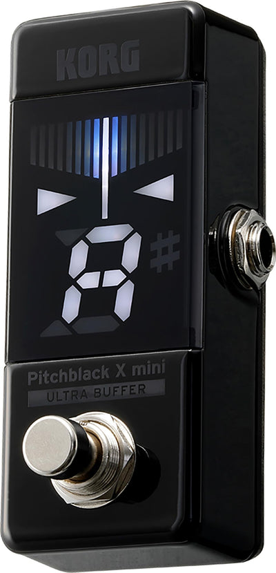 Korg Pitchblack X Mini Chromatic Pedal Tuner w/ Power Supply