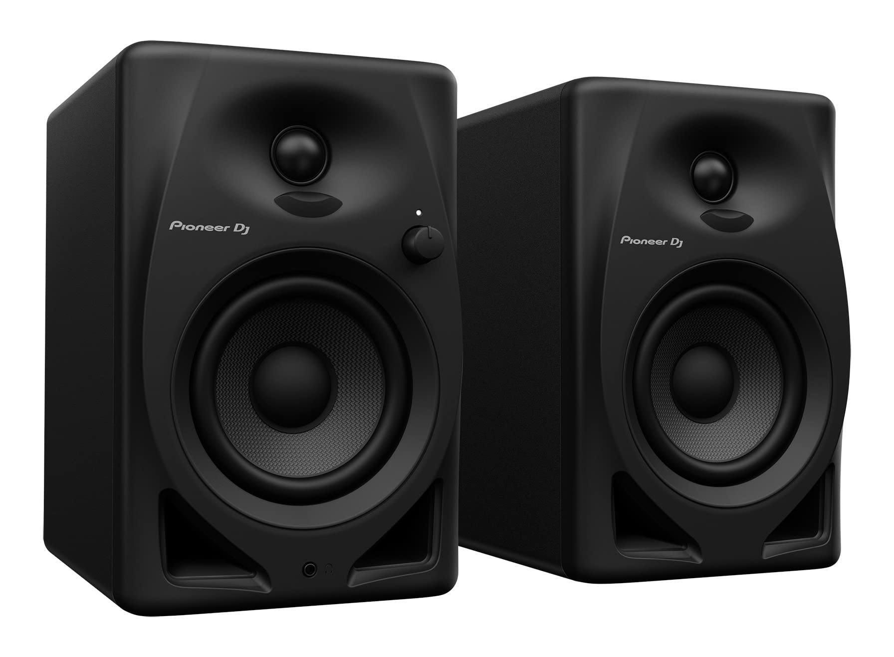 Pioneer DJ DM-40D 4-Inch Desktop Active Monitor Speaker - Black w/ Laptop Stand