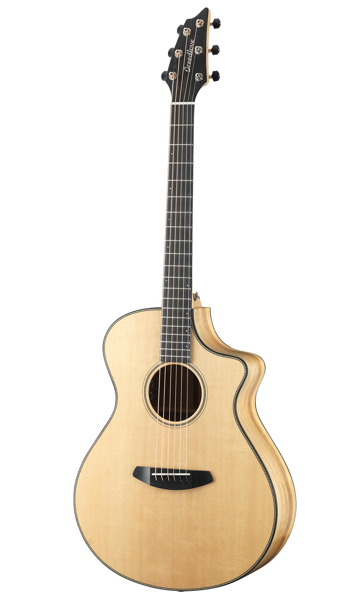 Breedlove Oregon Concert CE - Natural Sitka-Myrtlewood w/ Hard Case