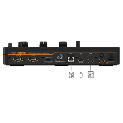 Pioneer DJ AlphaTheta RMX-IGNITE Professional DJ Effector w/ DJC-STS2 Stand