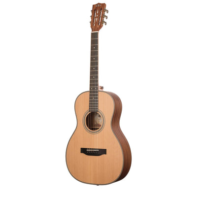 Kala KA-GTR-PLR Solid Cedar Top Parlor Guitar